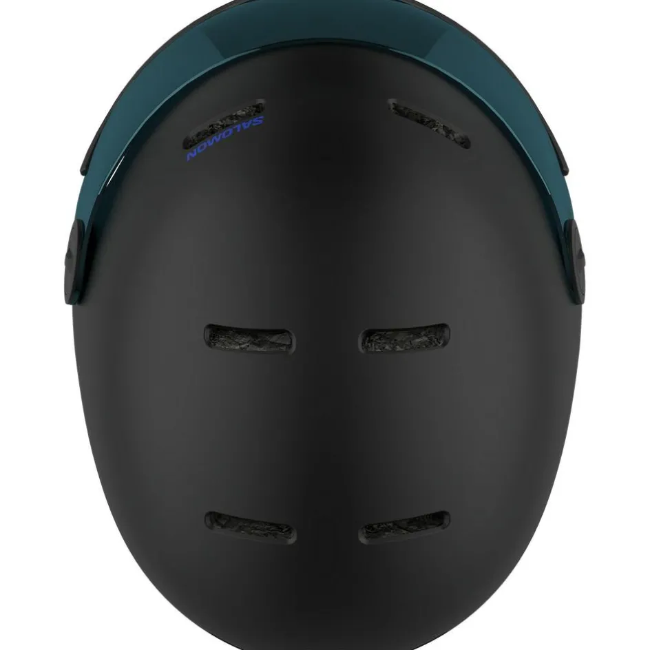 New Salomon Orka Visor skihelm junior black