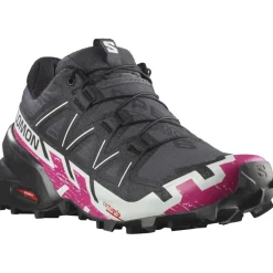 Salomon Speedcross 6 hardloopschoenen dames ebony white berry