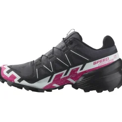 Salomon Speedcross 6 hardloopschoenen dames ebony white berry