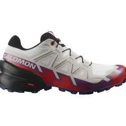 Sale Salomon Speedcross 6 hardloopschoenen dames white sparkling grape