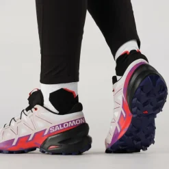 Sale Salomon Speedcross 6 hardloopschoenen dames white sparkling grape