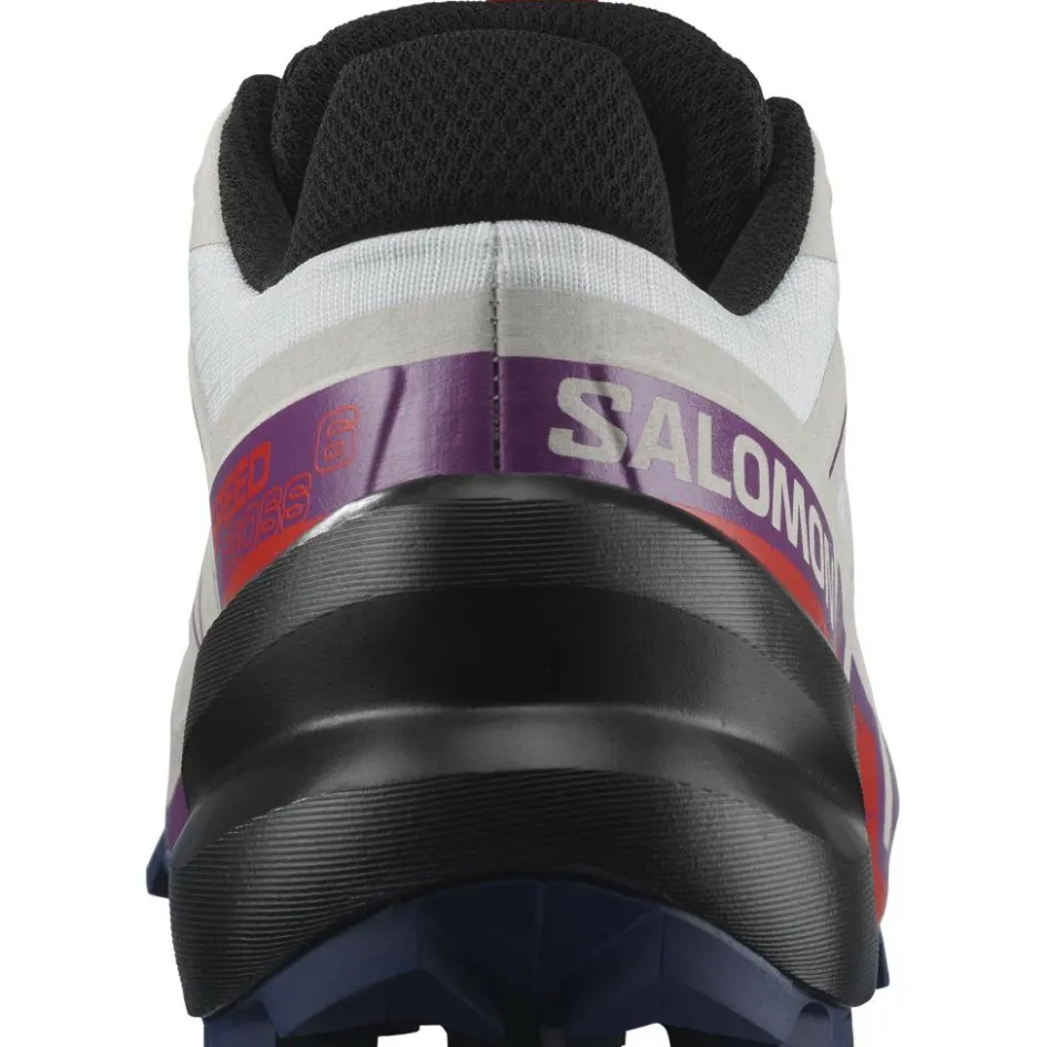Sale Salomon Speedcross 6 hardloopschoenen dames white sparkling grape