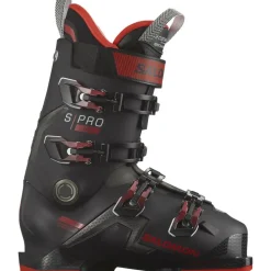 Outlet Salomon S/Pro HV 100 skischoenen heren black red beluga