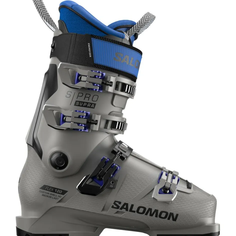 Sale Salomon S/Pro Supra 120 MV skischoenen heren steel grey black race blue