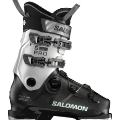 Online Salomon S/Pro Supra BOA X95 MV skischoenen dames black silver metallic