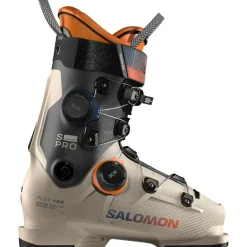 Best Salomon S/Pro Supra Dual BOA 120 skischoenen heren humus black orange tiger