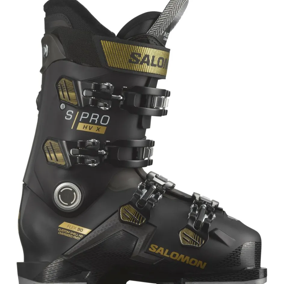 Clearance Salomon S/Pro X90 HV skischoenen dames black silver beluga