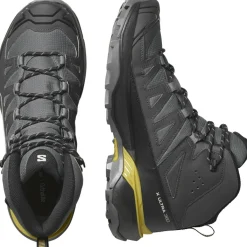 Online Salomon X ULTRA 360 GORE-TEX wandelschoenen heren castlerock black spicy mustard