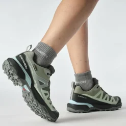 Online Salomon X ULTRA 360 GORE-TEX wandelschoenen dames sedona sage black sea foam