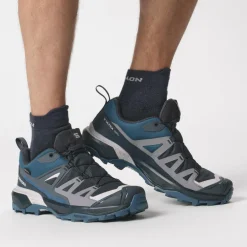 Salomon X Ultra 360 GTX Lo wandelschoenen heren carbon india ink deep dive