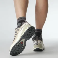 Salomon XA PRO 3D V9 GORE-TEX hardloopschoenen dames nine iron oxford tan alfalfa