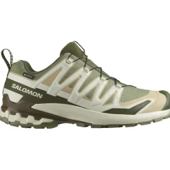 Outlet Salomon XA PRO 3D V9 GORE-TEX hardloopschoenen heren deep lichen green safari dark earth