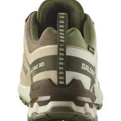 Outlet Salomon XA PRO 3D V9 GORE-TEX hardloopschoenen heren deep lichen green safari dark earth