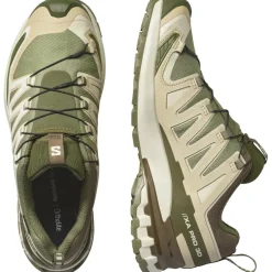 Outlet Salomon XA PRO 3D V9 GORE-TEX hardloopschoenen heren deep lichen green safari dark earth