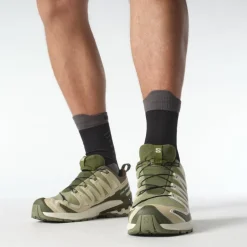 Outlet Salomon XA PRO 3D V9 GORE-TEX hardloopschoenen heren deep lichen green safari dark earth