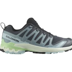 Salomon XA PRO 3D V9 hardloopschoenen dames turbulence iced aqua patina green