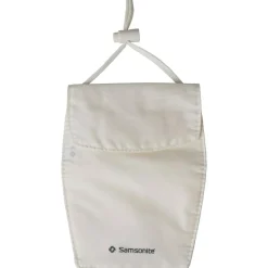 Discount Samsonite Multi Pocket neck wallet ivory
