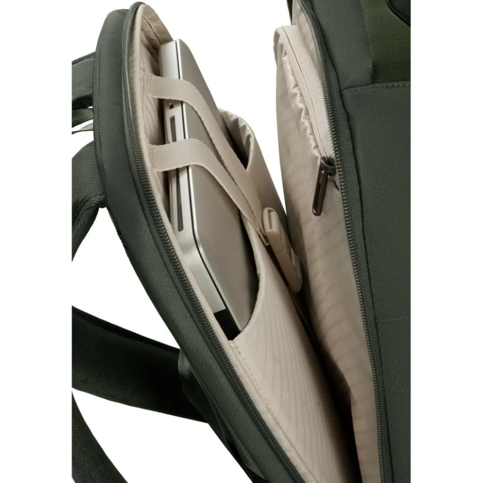 Samsonite Paralux 2-In-1 Travel 15,6 inch laptop rugzak 26 liter olive