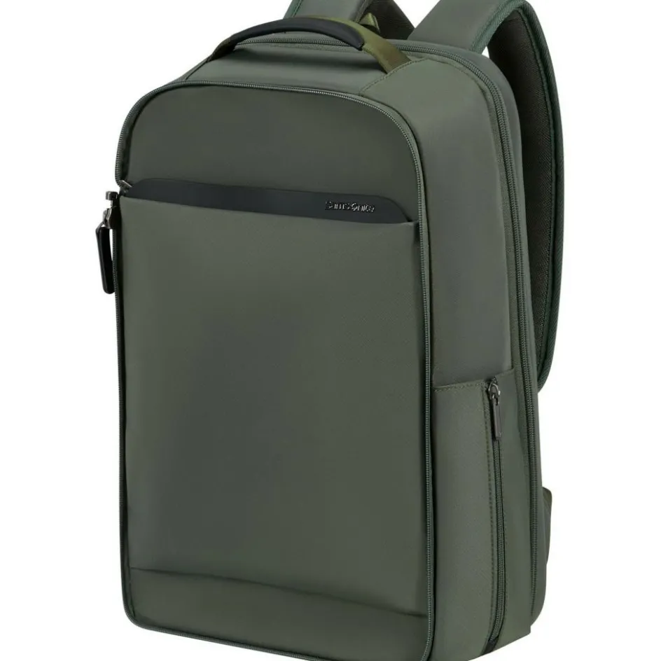 Samsonite Paralux 2-In-1 Travel 15,6 inch laptop rugzak 26 liter olive