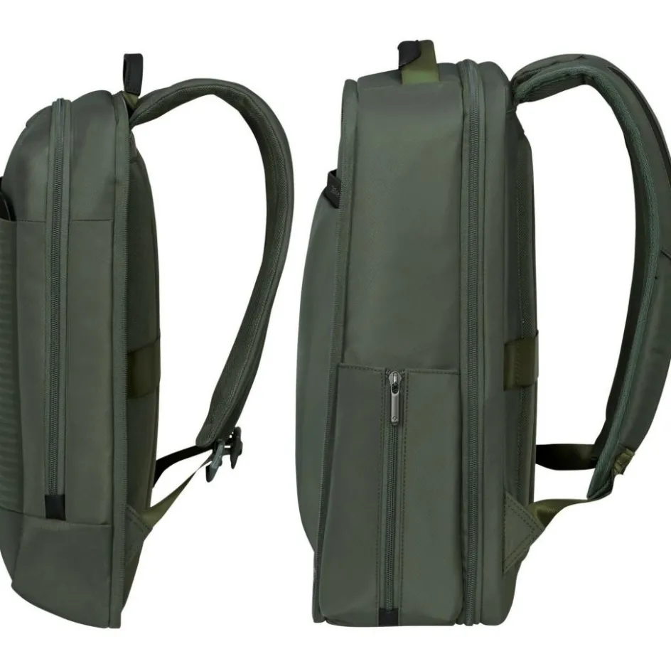 Samsonite Paralux 2-In-1 Travel 15,6 inch laptop rugzak 26 liter olive