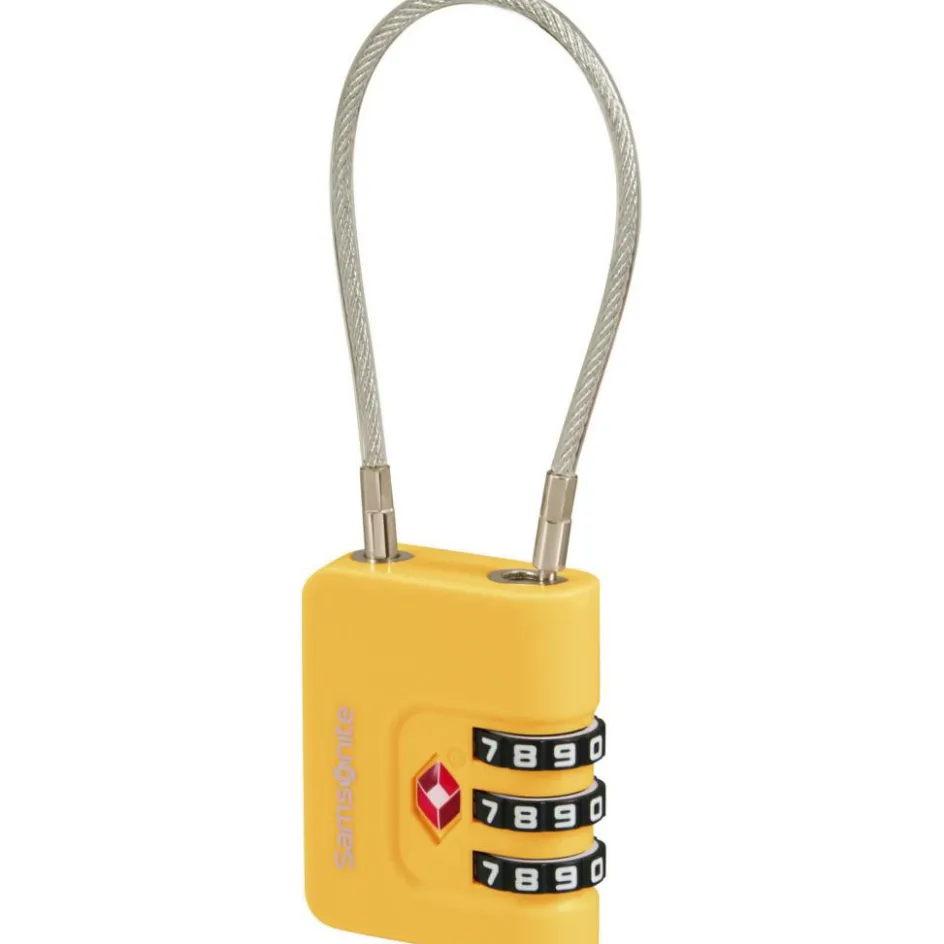 Samsonite Ta Revolution TSA kabelslot yellow