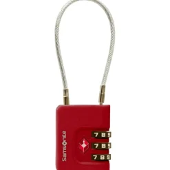 Best Samsonite Ta Revolution TSA kabelslot red