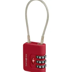 Best Samsonite Ta Revolution TSA kabelslot red