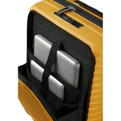 Discount Samsonite Upscape Spinner Easy Access koffer 55 - 26 cm yellow