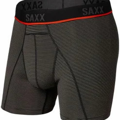 Discount SAXX Kinetic mesh onderbroek heren grey feed stripe