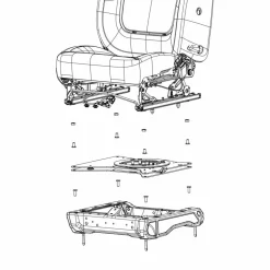 Online Scopema V3 Renault Trafic Opel Vivaro vanaf 2014  draaiplateau bijrijder