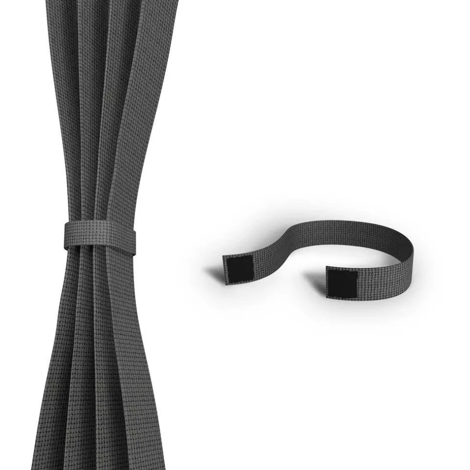 Shadow Comfort Buitengordijnen 137 x 220 cm carbon black per 2 stuks