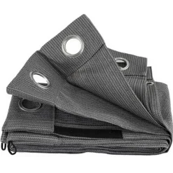 Shadow Comfort Buitengordijnen 137 x 220 cm cool grey per 2 stuks