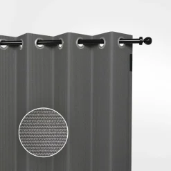 Shadow Comfort  Buitengordijnen 137 x 220 cm cool grey per 2 stuks