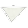 Shadow Comfort  Driehoek schaduwdoek 250 x 300 x 350 cm arctic  white