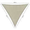 Shadow Comfort  Driehoek schaduwdoek 300 x 300 x 300 cm sahara  sand