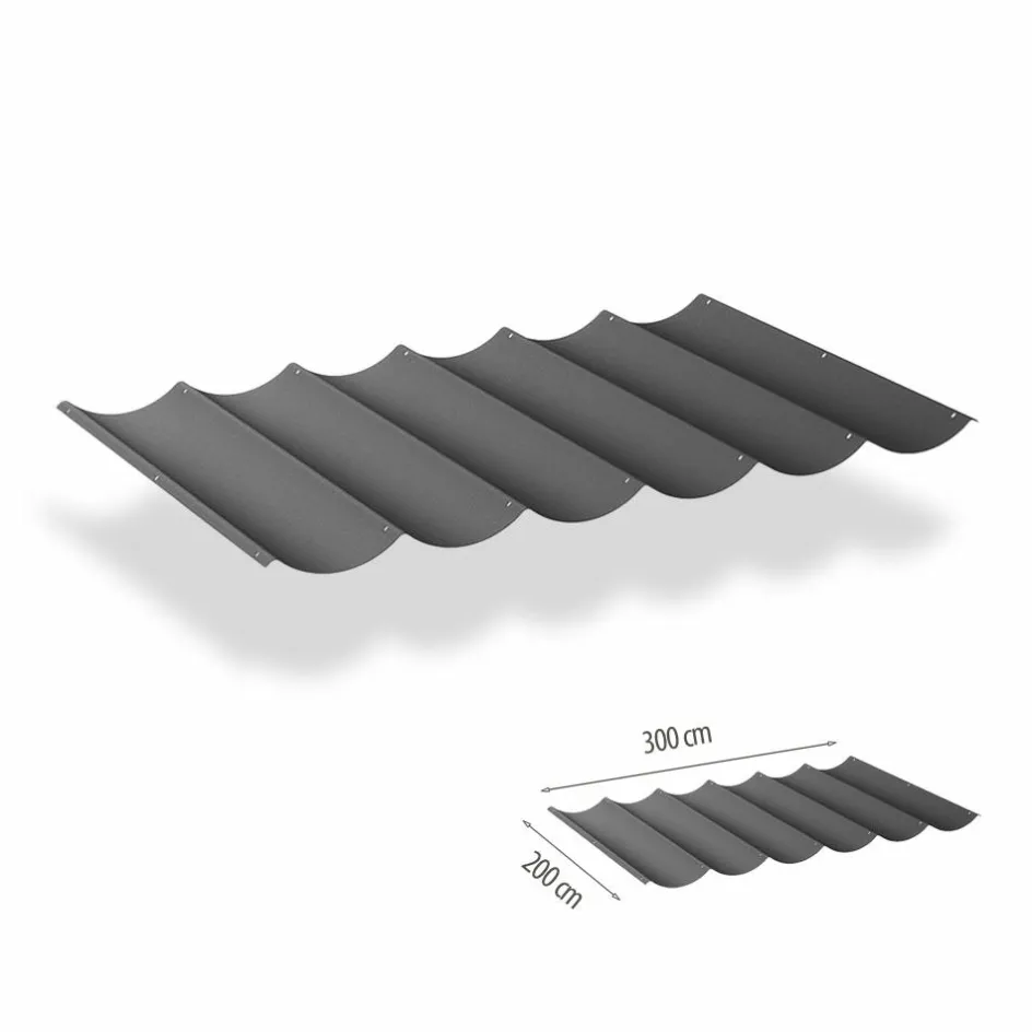 Shadow Comfort Harmonica schaduwdoek 200 x 300 cm cool grey