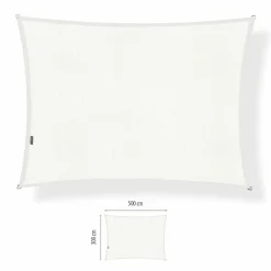 Shadow Comfort  Rechthoek schaduwdoek 300 x 500 cm arctic white