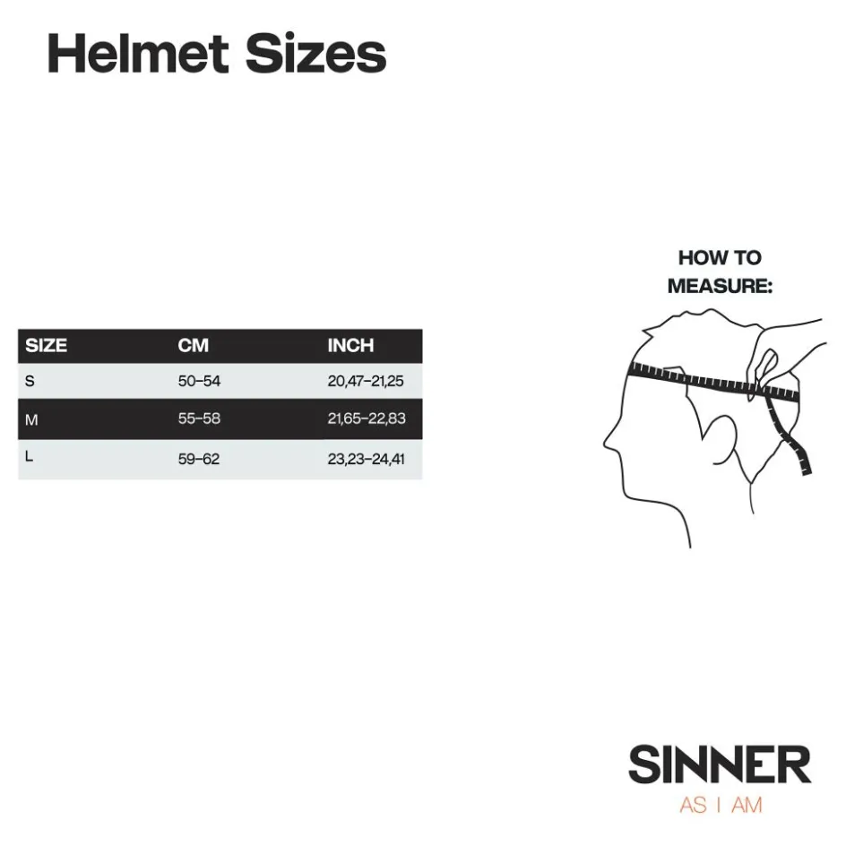 Discount Sinner CREST skihelm black