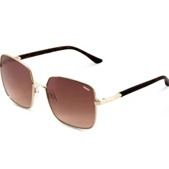 Online Sinner Madiki zonnebril gradient brown shiny gold metal