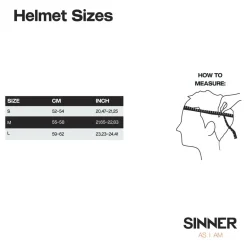 Sinner MONTBLANC VISOR skihelm black