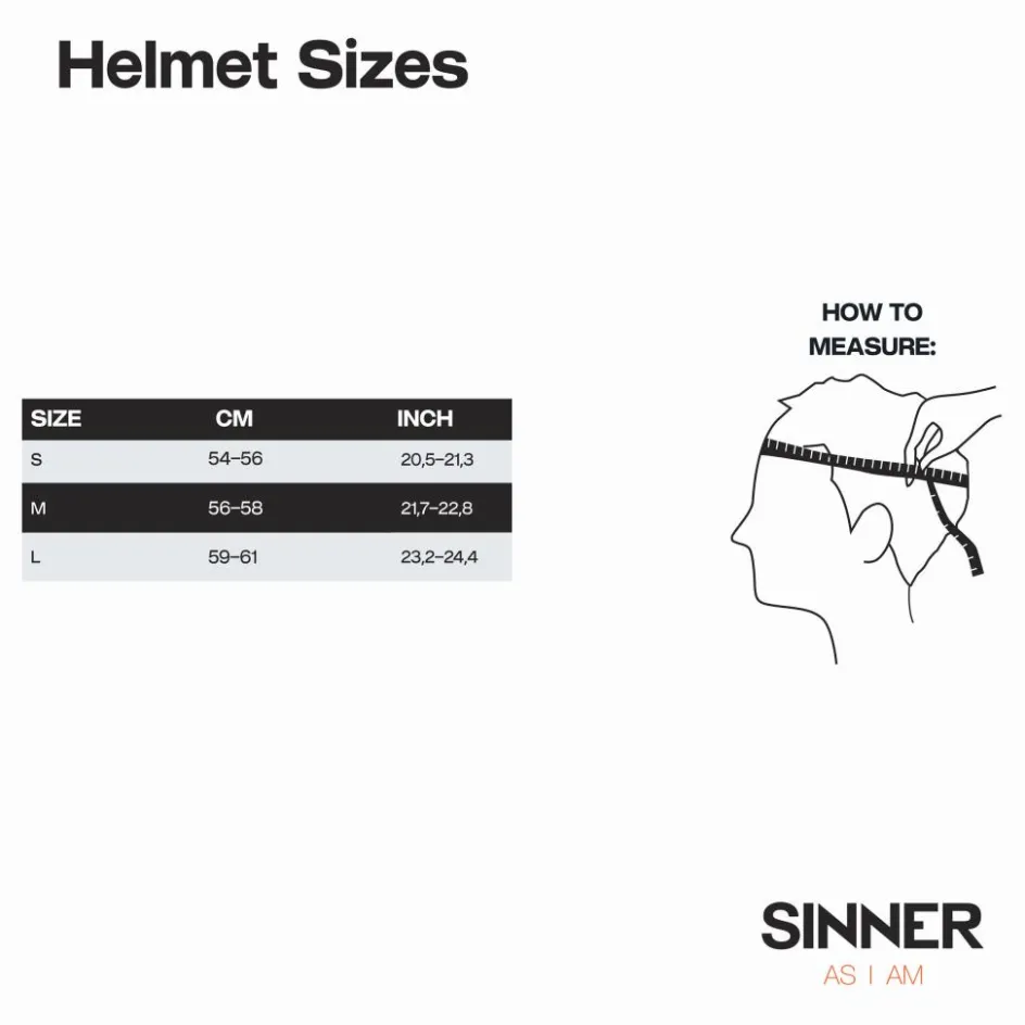 Hot Sinner SNOWMASS skihelm black