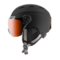 Clearance Sinner TYPHOON VISOR skihelm matte black red
