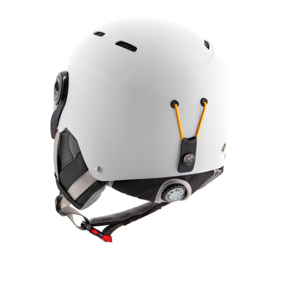 Sinner TYPHOON VISOR skihelm matte white blue
