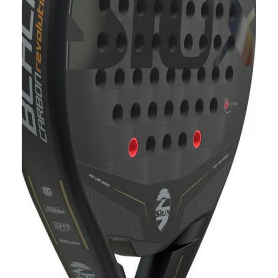 Siux Black Carbon Revolution 24K padel racket