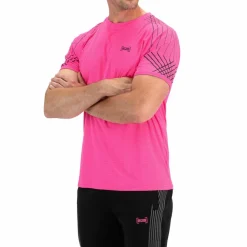 Sjeng Sports  Sancho tennisshirt heren pink glo