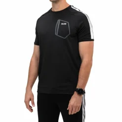 Hot Sjeng Sports Sinclair tennisshirt heren black melange