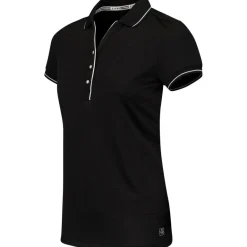 Sjeng Sports  Slam plus size tennispolo dames black