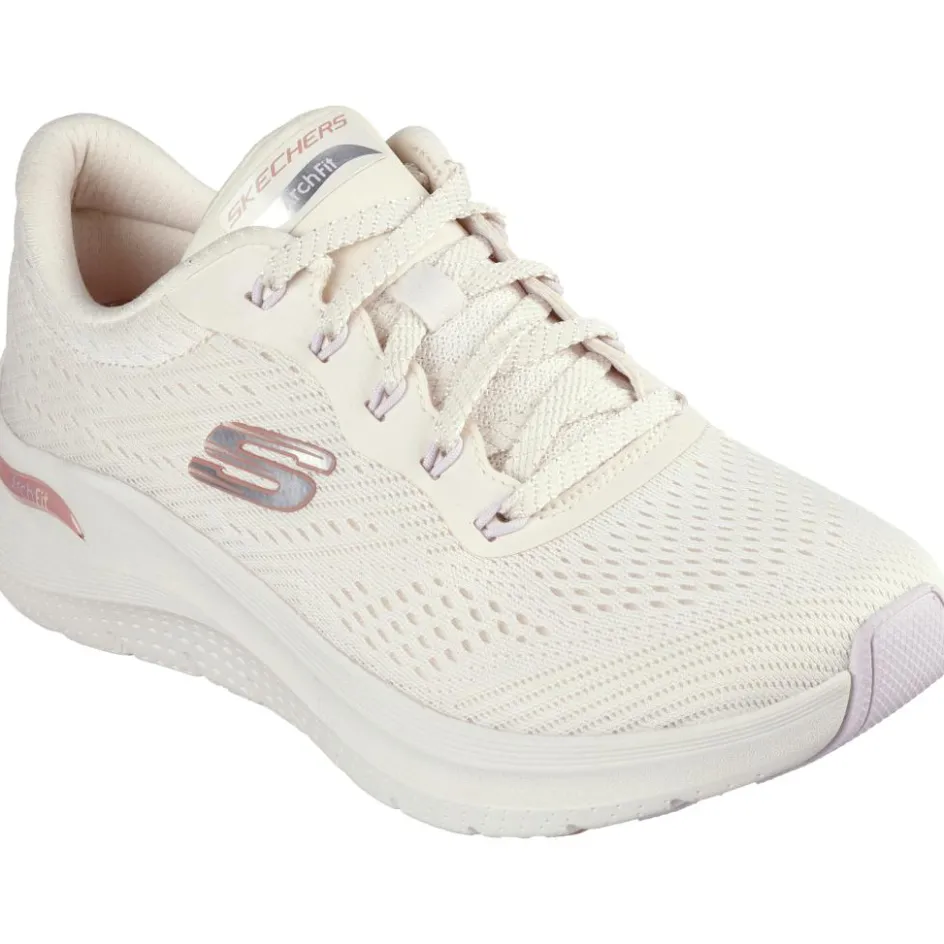 Skechers Arch Fit 2.0 Big League schoenen dames natural mauve lavender