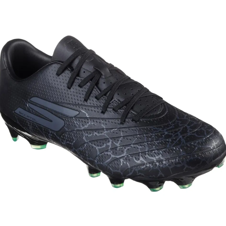 Outlet Skechers SKX_1.5 Academy FG voetbalschoenen heren black silver