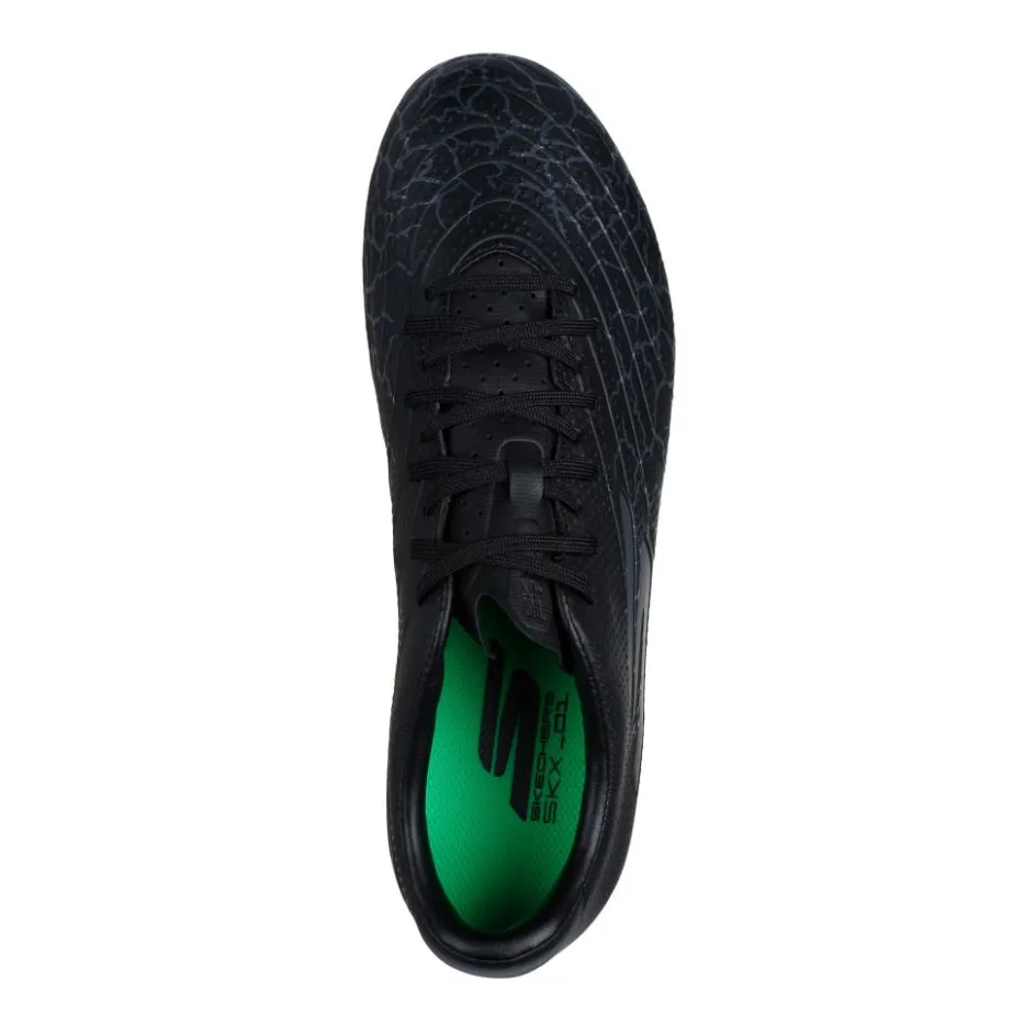 Outlet Skechers SKX_1.5 Academy FG voetbalschoenen heren black silver